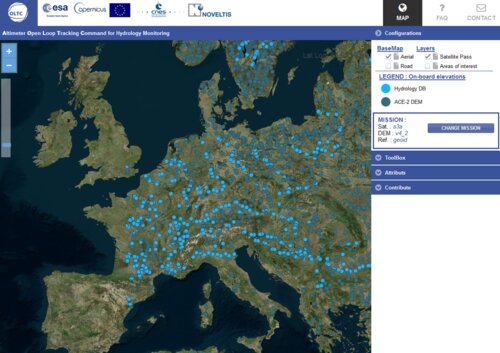 An interactive website for enhancing the Open-Loop Tracking Command (OLTC) of conventional altimeters for inland waters observation
