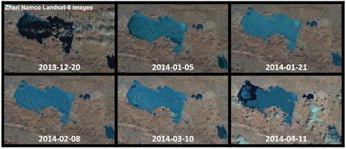 Zhari Measuring the lake evolution in the Qinghai-Tibet plateau with radar altimeters